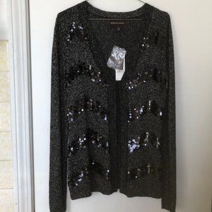 NWT Dana Buchman long sleeved cartigan sweater, size medium